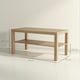 image 3 of HOMCOM Coffee Table with Storage Shelf, Rectangular Centre Table N/A