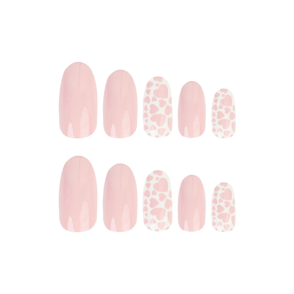 image 1 of Invogue Valentines Oval Nails - Adore You