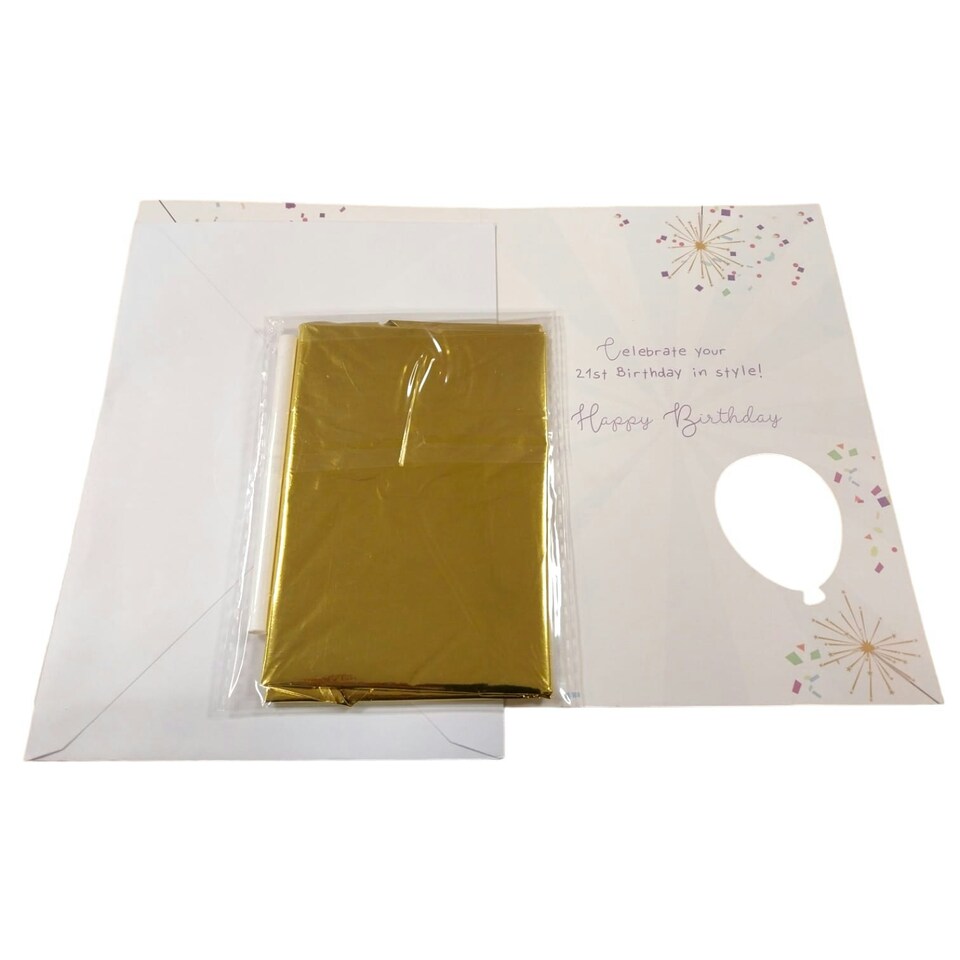 image 1 of You are 21 Let's Party Balloon Boutique Greeting Card