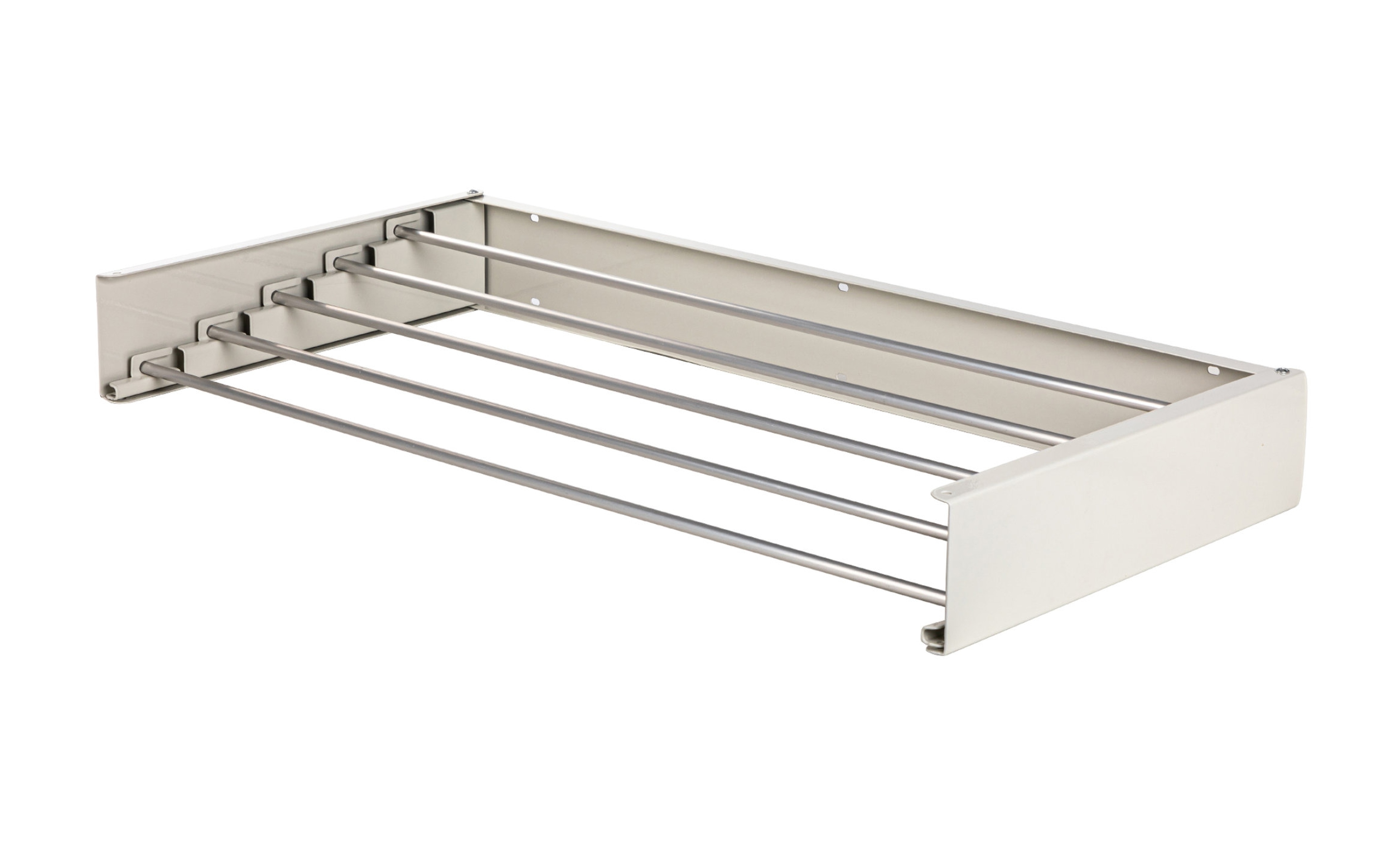 Groundlevel Wall Mounted Indoor And Outdoor Folding Laundry Clothes Drying Rack