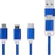 image 5 of Bullet Versatile USB Cable - Royal Blue - One Size