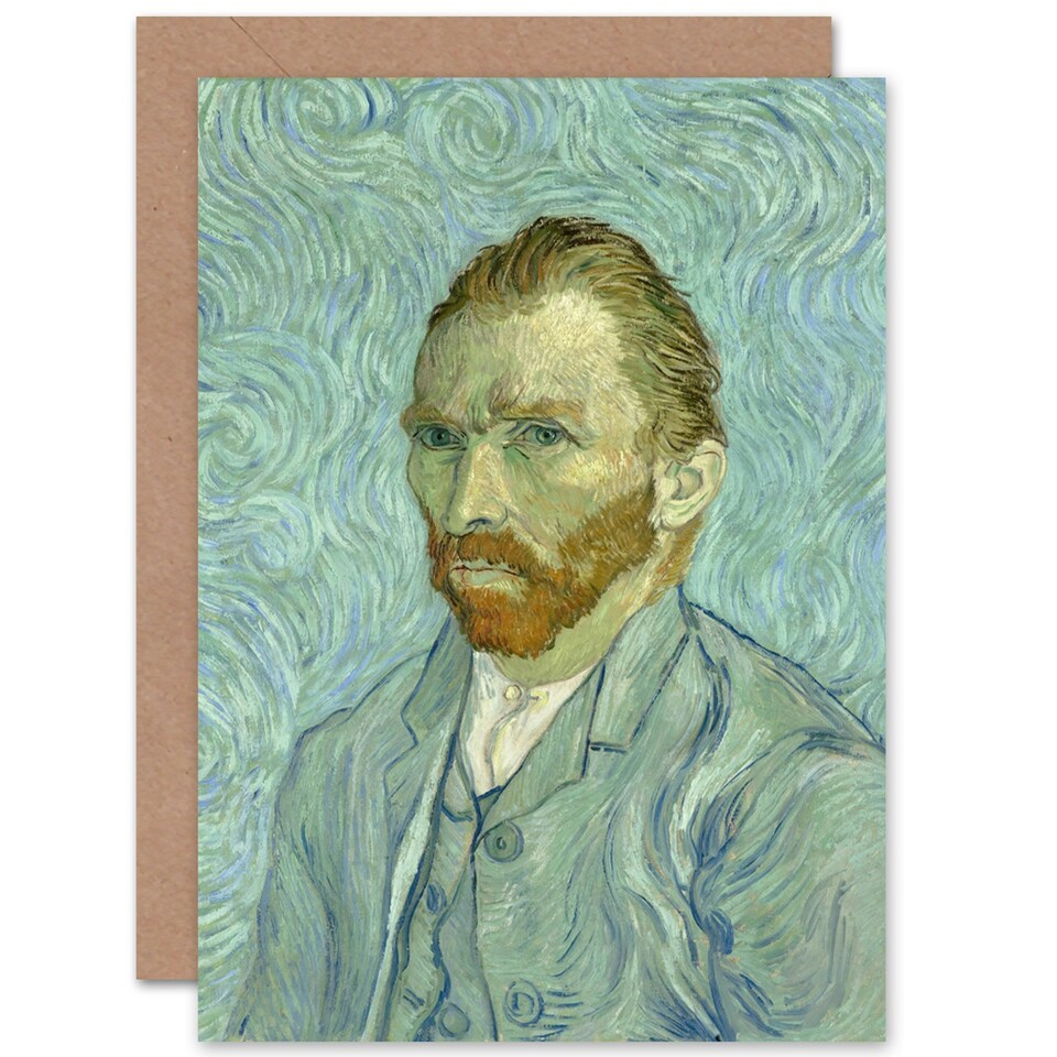 image 1 of Vincent Van Gogh Self Portrait Blank Art Card