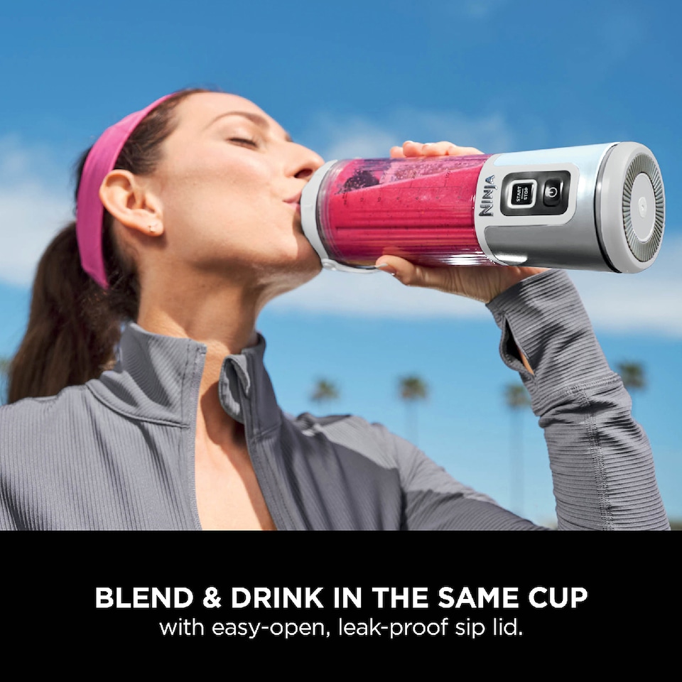 image 1 of Ninja Blast Cordless Portable Blender in White BC151UKWH | White | White | 1