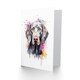 image 2 of Weimaraner Lovers Gift Watercolour Pet Dog Art Card