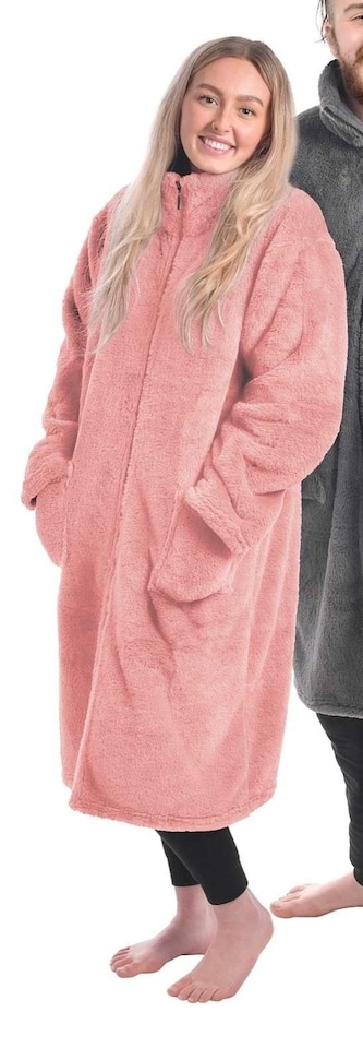 image 1 of Eskimo Sherpa Gown Pink