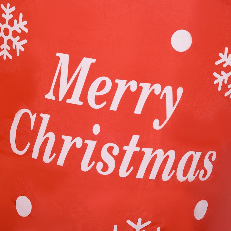 image 1 of HOMCOM 7.5ft Christmas Inflatable Gingerbread Man with Candy Cane and LED Lights, Blow-Up Outdoor LED Garden Display for Lawn, Party