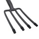 image 3 of Garden Gardening Border Fork + Border Spade Carbon Steel Blades 2pc Set
