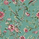 image 4 of furn. Vintage Chinoiserie Floral Exotic Super King Duvet Cover Set