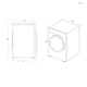 image 10 of Hoover HRE-C9TE-HDRY-350 9kg Load Condenser Tumble Dryer Class B Wi-Fi White