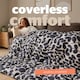 image 6 of Silentnight Coverless 10.5 Tog Duvet and Pillowcase Set, Leaf Print Blue | Double