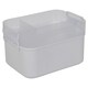 image 4 of Portable Sewing Accessories Box Kit 2 Layer Storage Organiser Trays Carry Handle | Multi | White
