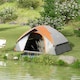 image 2 of Outsunny 2 Man Camping Tent w/ Sewn-in Groundsheet, 3000mm Waterproof, Orange