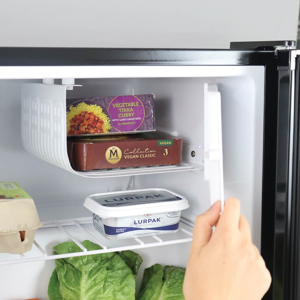 image 1 of Igenix IG3711BL Counter Top Fridge with Lock, 47 Litre, Black