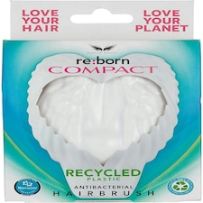 Tangle Angel Hairbrush Detangling Wet or Dry Hair White Compact Anti Bacterial