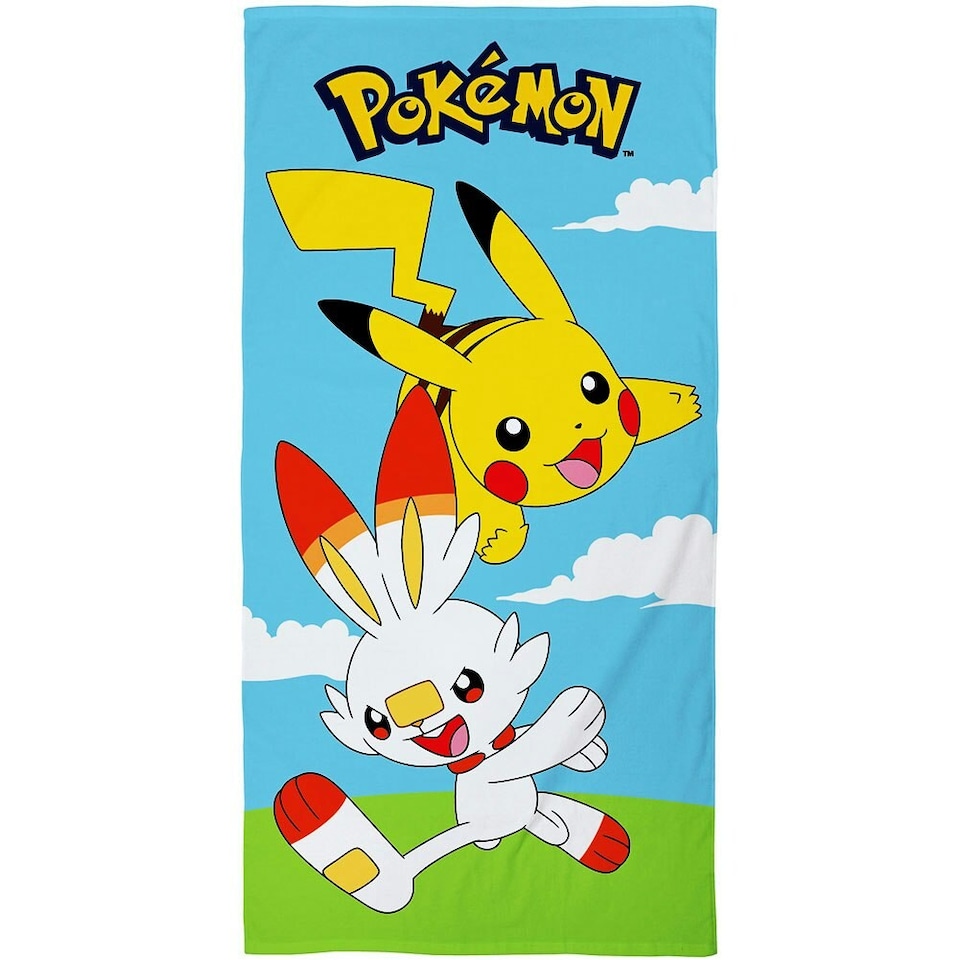 image 1 of Pokemon Pikachu Logo Towel - Multicoloured - One Size