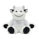 image 3 of MidOcean Manny Cow Plush Teddy Bear - White - One Size