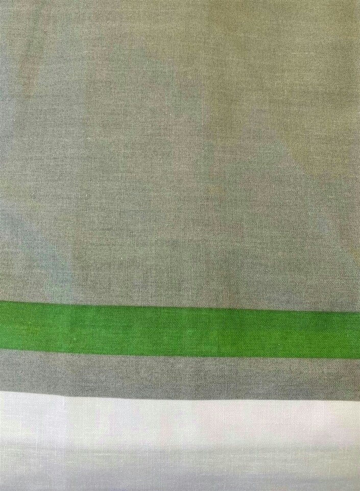 image 1 of Carter Striped Duvet Cover Set - Super King - Green