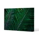 image 1 of green leaves, abstract flora texture (Canvas Print)