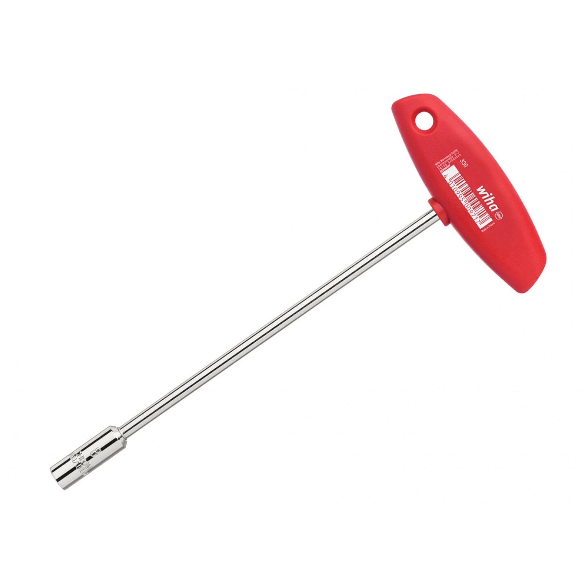 Wiha Hex Nut Driver With T-handle 8 X 125mm Multi Multi Colour 8mm Hex 1