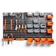 image 5 of VonHaus 44 Piece Wall Mounted Pegboard for Garage Storage
