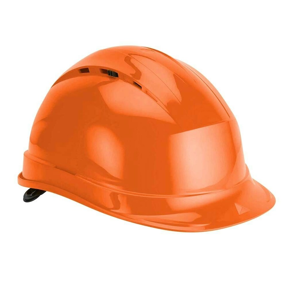 image 1 of Delta Plus Quartz Rotor Ventilated Safety Work Helmet - Orange - One Size | Orange | One Size