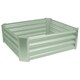 image 1 of Harbour Housewares Square Galvanised Steel Raised Garden Bed - 90cm x 90cm - Green Green