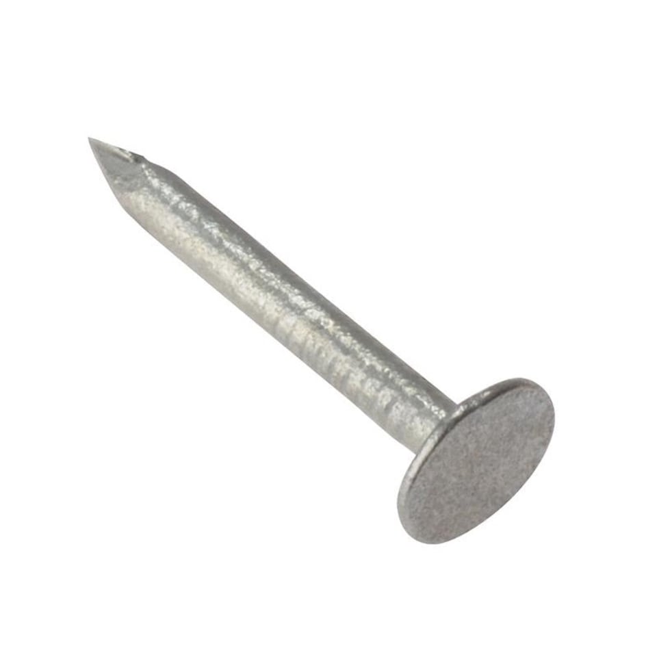 Forgefix Clout Nails, Galvanised - Galvanised - 65mm Bag Weight 500g