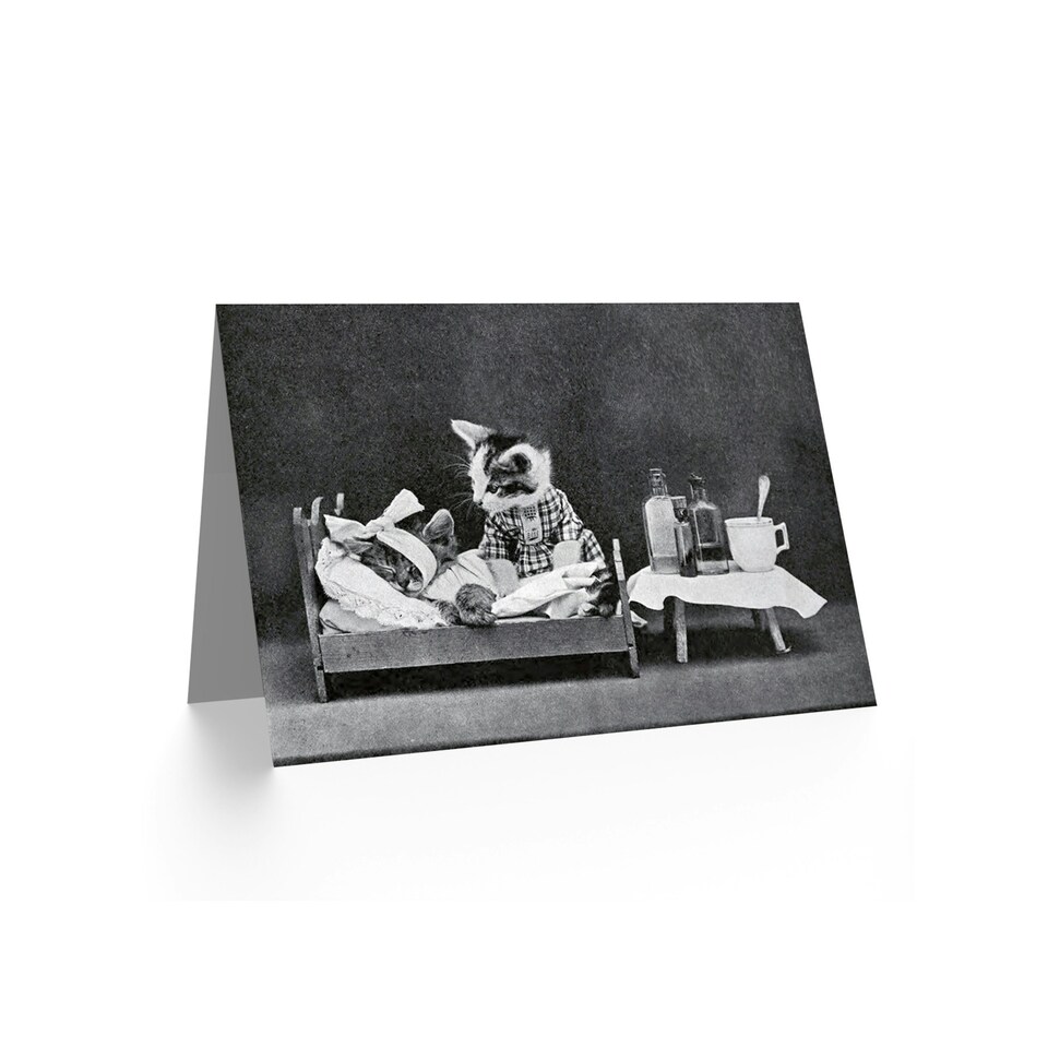 image 1 of Little Folk Animal Land Cats Dogs Art Card