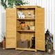 image 2 of Outsunny Wooden Garden Storage Shed, 3-Tier