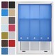 image 1 of FURNISHED Daylight Roller Blind Made to Measure with Chome Round Eyelets | Blue | Blue | (W) 180cm x (L) 165cm