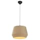 image 1 of Nordlux Dicte Indoor Pendant Light Brown Textile E27 Hand Pleated - Mains Powered, IP20