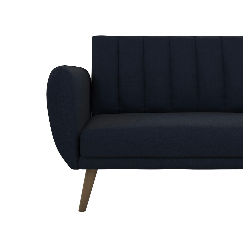 image 1 of Brittany Sofa Bed in Navy Blue Fabric Blue | NAVY BLUE