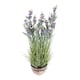 image 4 of Homescapes Artificial Purple Lavender Plant in Decorative Metallic Ceramic Pot, 66 cm Tall