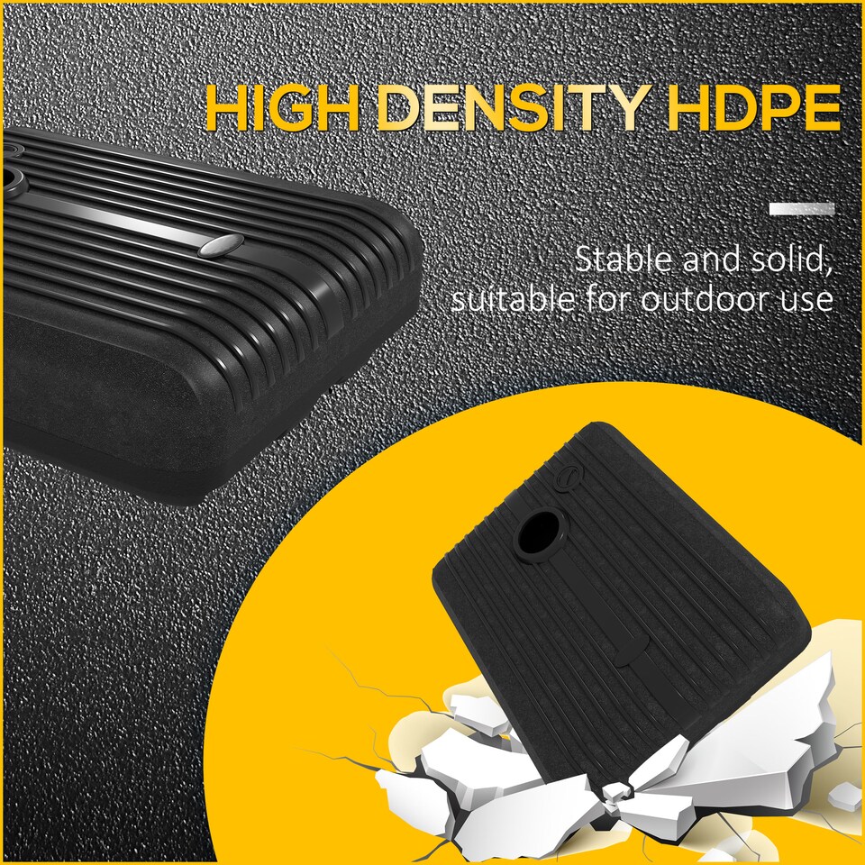 image 1 of Outsunny 90kg Cantilever Parasol Base with Wheels, Heavy Duty HDPE Plastic Umbrella Stand Weights for Cantilever Banana Parasol with Handle, 70kg Water and 90kg Sand Filled, Black