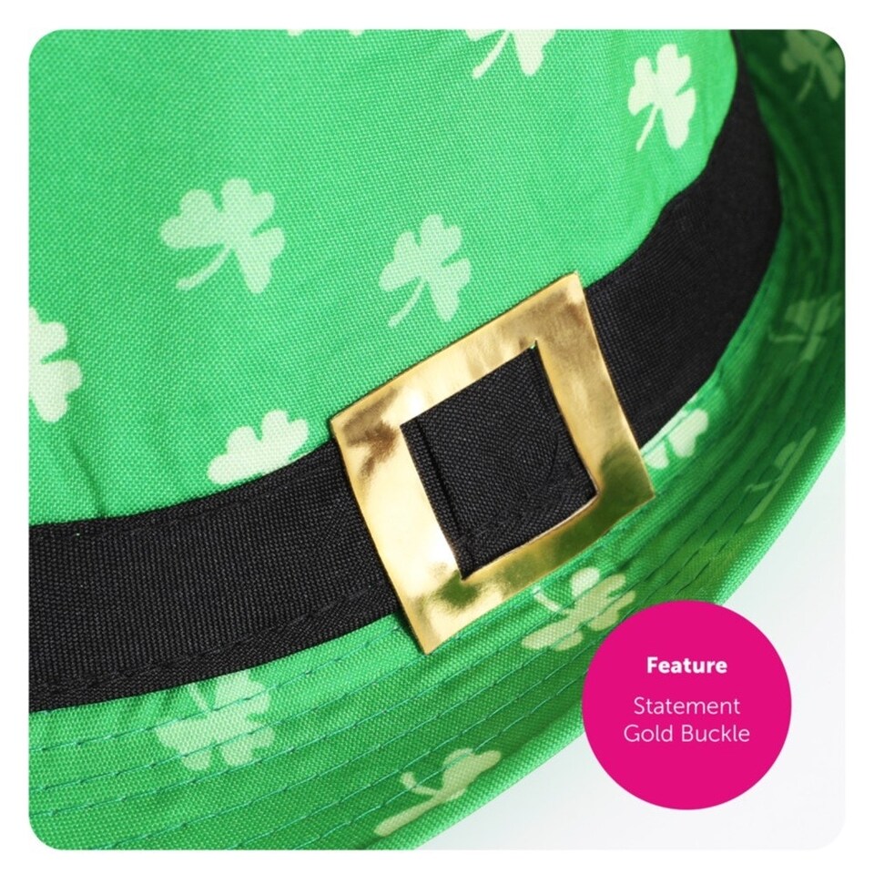image 1 of Irish Pick Me Up Costume with Waistcoat & Top Hat Green | 2XL