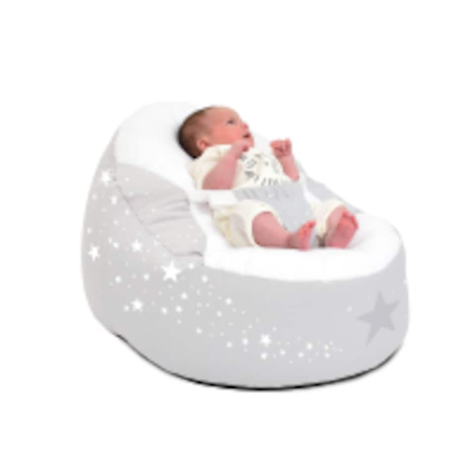 image 1 of rucomfy Wish Upon a Star Gaga Baby Bean Bag - Soft Newborn Seat