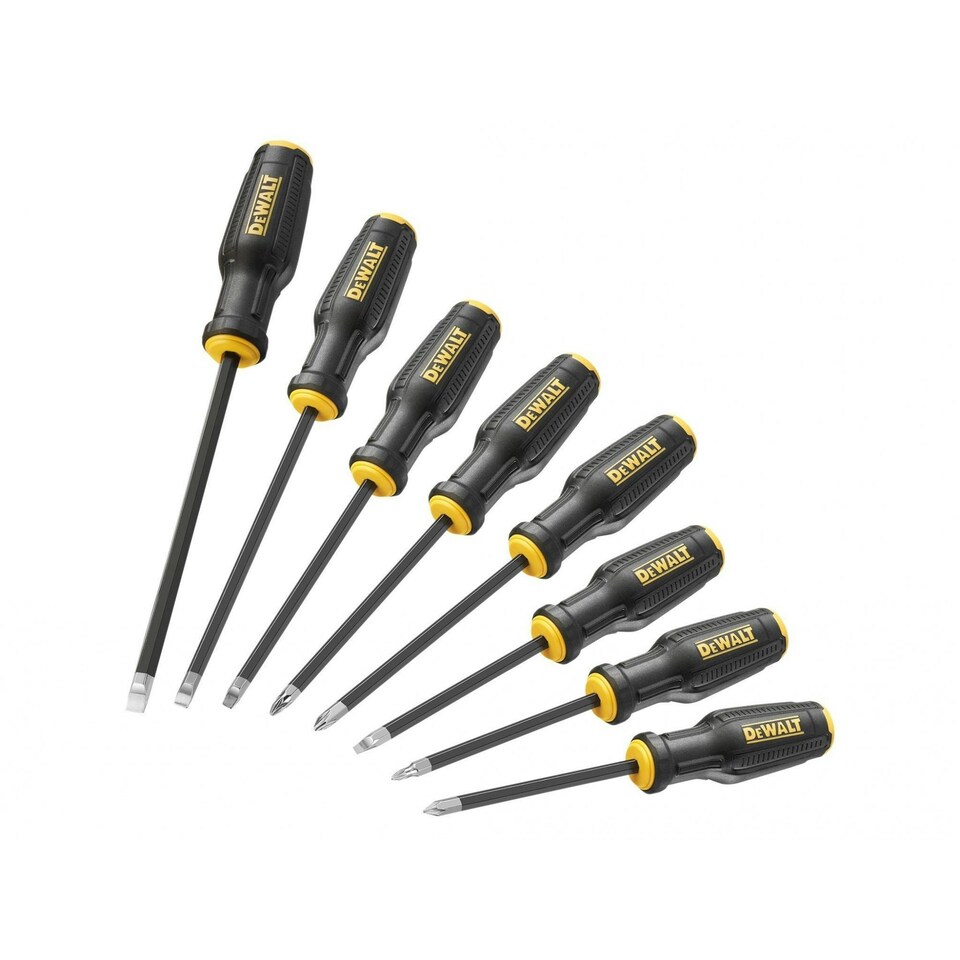 Dewalt Hand Tools Max Fit Screwdriver Set, 8 Piece - Multi Colour - One Size