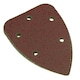 image 5 of Hook And Loop Detail Sanding Pads Discs 140mm Triangular 80 Grit Medium 100pc