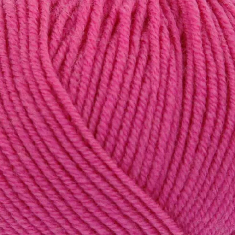 King Cole Pink Luxury Merino DK Yarn (Value Pack 12 x 50g Balls) For Crochet, Knitting - 140m per ball