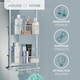 image 6 of House of Home 2 Tier Over Door Shower Caddy Bathroom Storage Rack Shelf Organiser