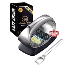 Gourmet Easy Professional Garlic Rocker - Silver