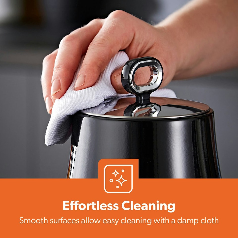 image 1 of GEEPAS 3-Piece Tea Coffee Sugar Canisters Set | Black