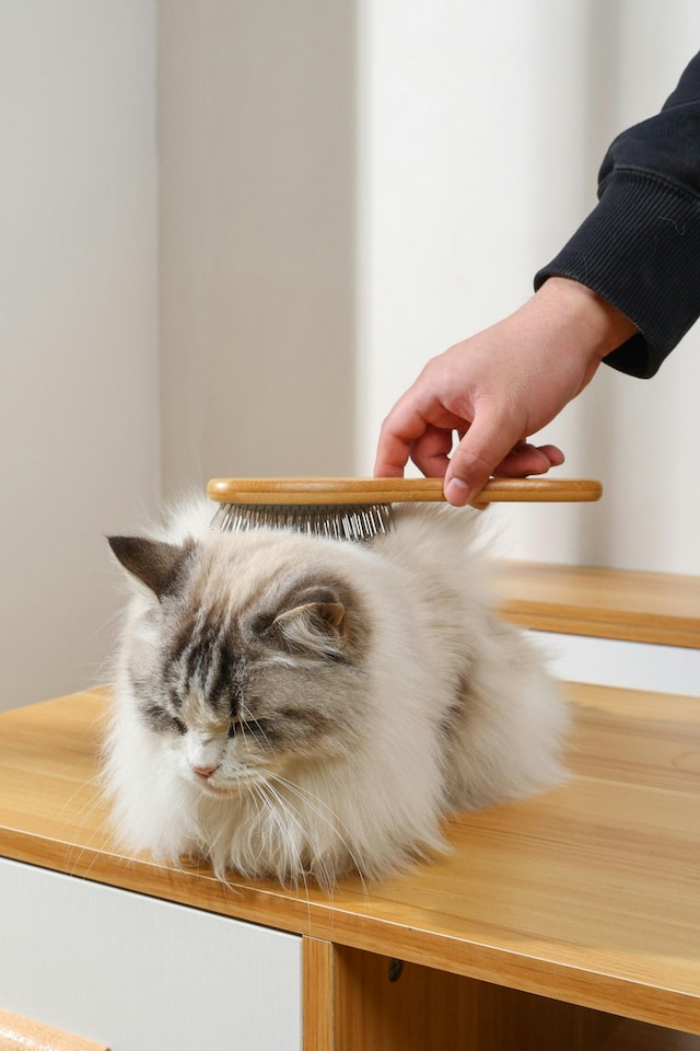 image 1 of M-PETS Bamboo Ball Pin Brush