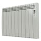 image 1 of 835mm (W) x 585mm (H) - Light Grey Wi-Fi Electric Oil Filled Radiator (Barcelona) - 990 Watts - Depth 97mm - Heats Up To 9m²