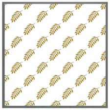 Gold leaf pattern (Picture Frame) Grey | XS