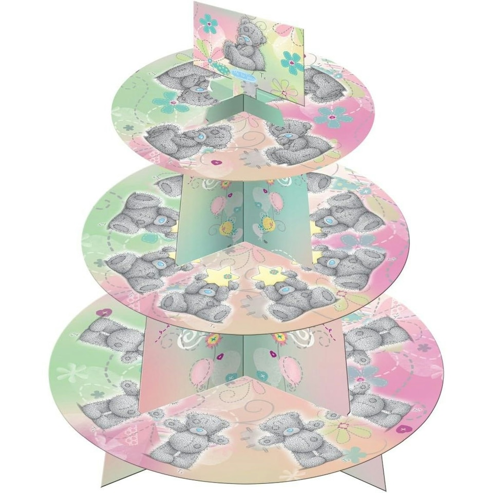 Amscan Me To You Teddy Bear Tiered Cake Stand - Multicoloured - One Size