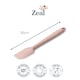 image 2 of Zeal Small Silicone Baking Spatula with Flexible Tip, Rose Pink