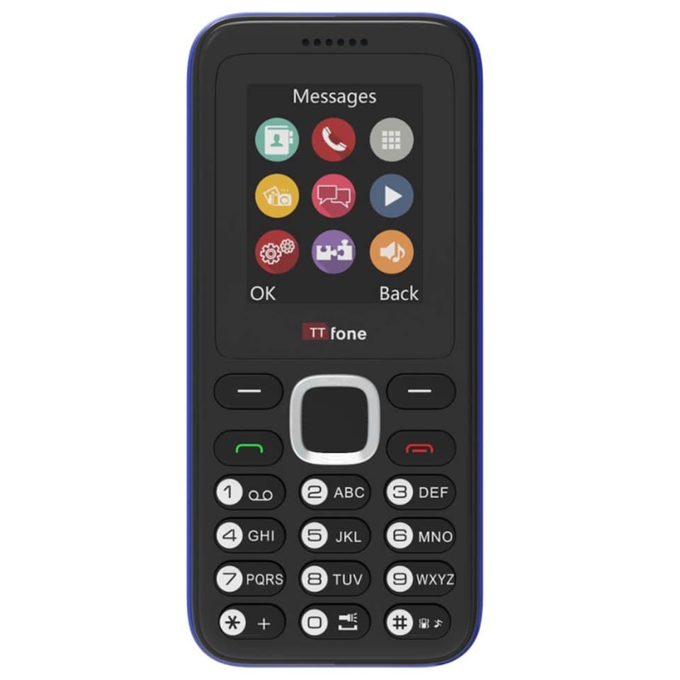 image 1 of TTfone TT150 Mobile Phone Blue - EE Pay as you go