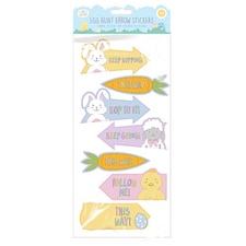 Easter Egg Hunt Arrow Stickers Sheet - Pack of 2
