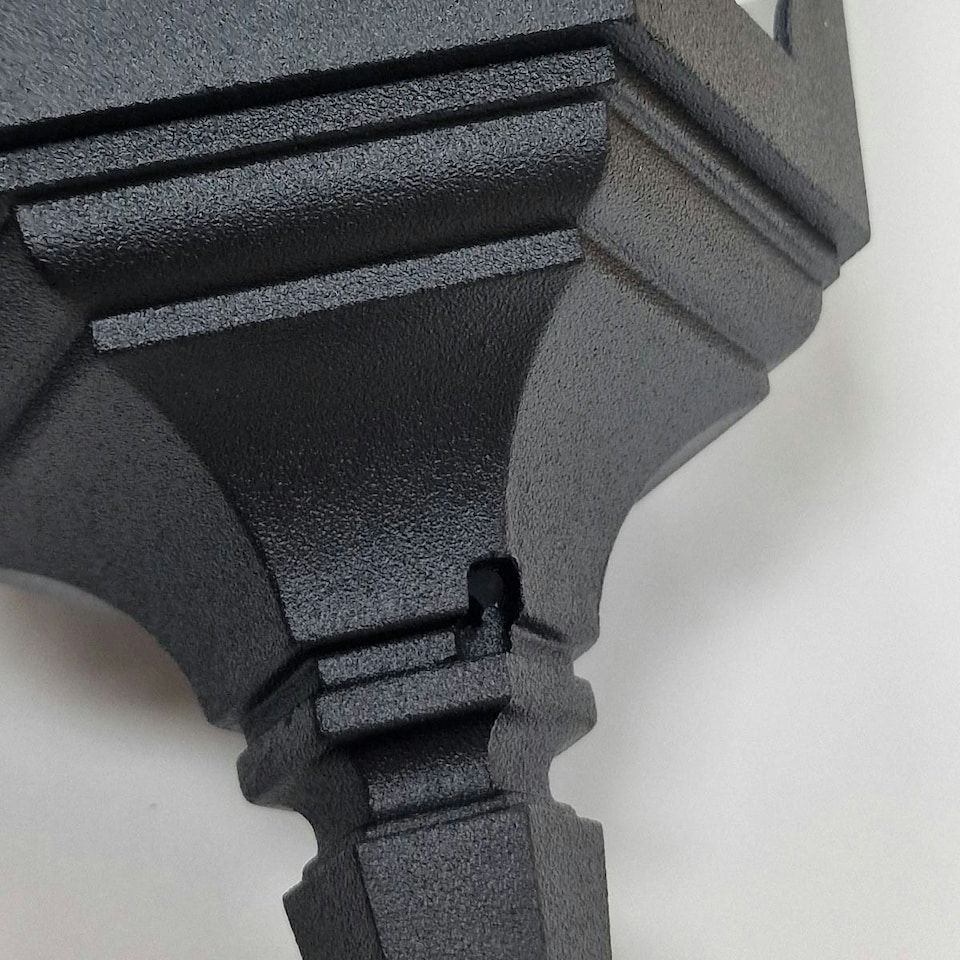 image 1 of Parish Outdoor Pendant Ceiling Light, Black IP44